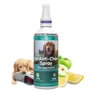 Anti Chew Spray Stops Biting Chewing Bitter  Apple 100% Natural UK KinderPet  - Picture 1 of 10