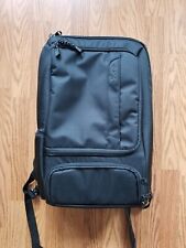 EUC eBags Pro Slim Travel Laptop Backpack Solid Black School Work Tablet TLS