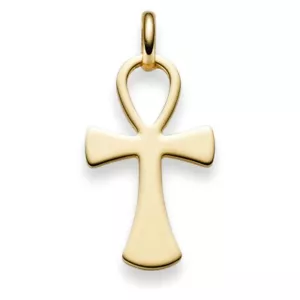 Anhänger ägyptisches Kreuz Leben & Wiedergeburt 750 Gold Gelbgold 31x15mm - Bild 1 von 1