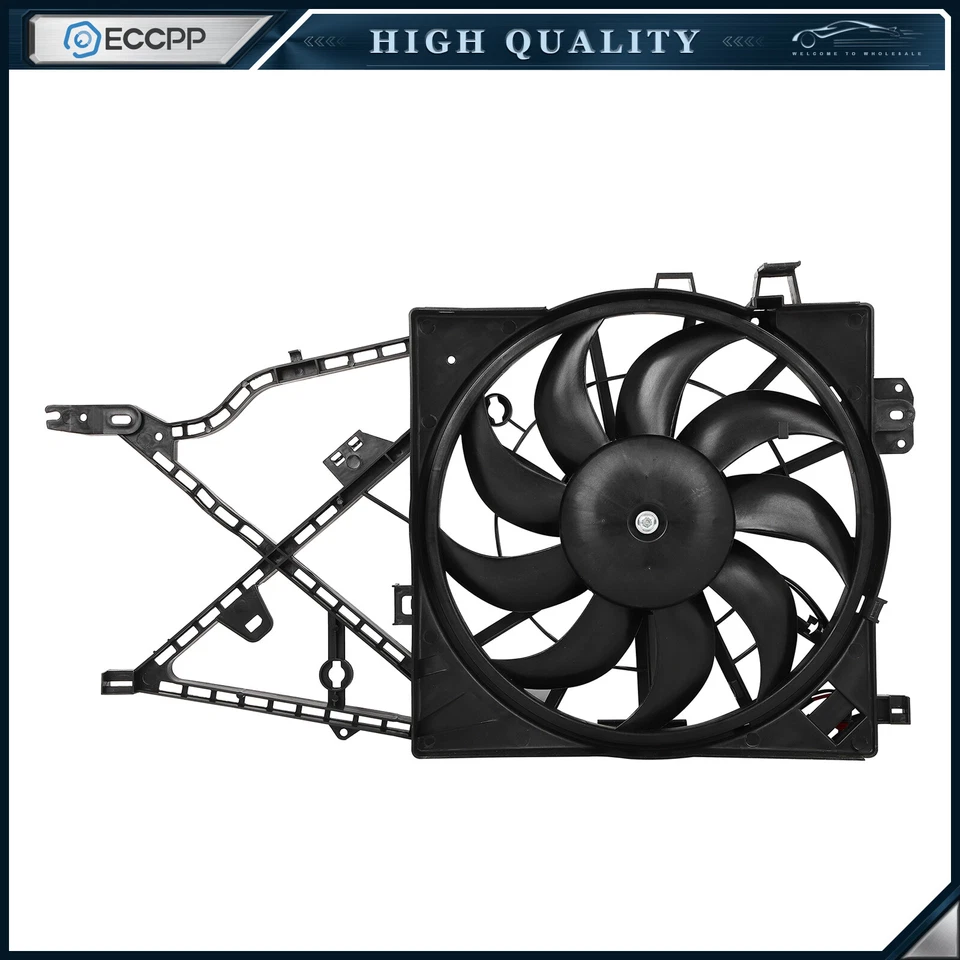 Electric Radiator Cooling Fan Assembly For 2001 2002 2003 2004 2005 Saturn L300 Foto 1 de 4