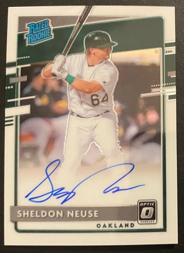 2020 Donruss Optic Rated Rookie Signatures SHELDON NEUSE RC Auto #RRS-SN - Image 1 of 1