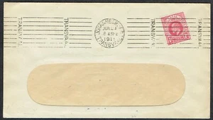 1911 Natal 1d Rose Carmine used in Johannesburg Transvaal Machine Cancel - Picture 1 of 2