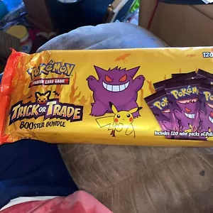 NUEVO Paquete Pokémon Halloween Truco o Comercio BOOster Packs, 120 unidades sin abrir - Imagen 1 de 9