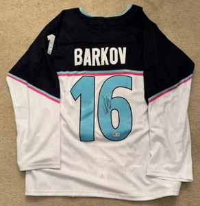 CAMISETA ALL STAR 2023 FIRMADA POR ALEKSANDER BARKOV XL CERTIFICADO DE AUTENTICIDAD BECKETT FLORIDA PANTHERS - Imagen 1 de 7