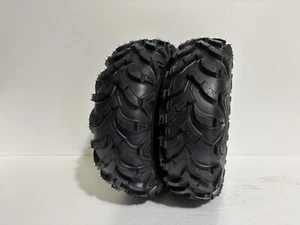 2 WANDA ATV Tires 22X7-11 22X7X11 6-Ply Solid Lug Dirt/Mud Tires P-341 Tread - Picture 1 of 7