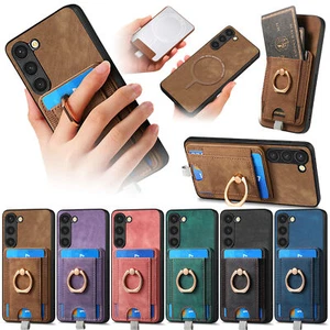 for Samsung S20 S21 FE S22 S23 Detachable Card Leather Wallet Cover Magnet Case  - Picture 1 of 18