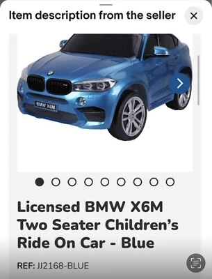 BMW Genuine Kids Childrens Ride On Car Electric 12V X5 M Toy 80935A627B0 - Image 1 of 4