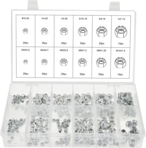 Swordfish 30450 - Stainless Steel Nylon Insert Lock Nut Assortment, SAE & Metric - Picture 1 of 1