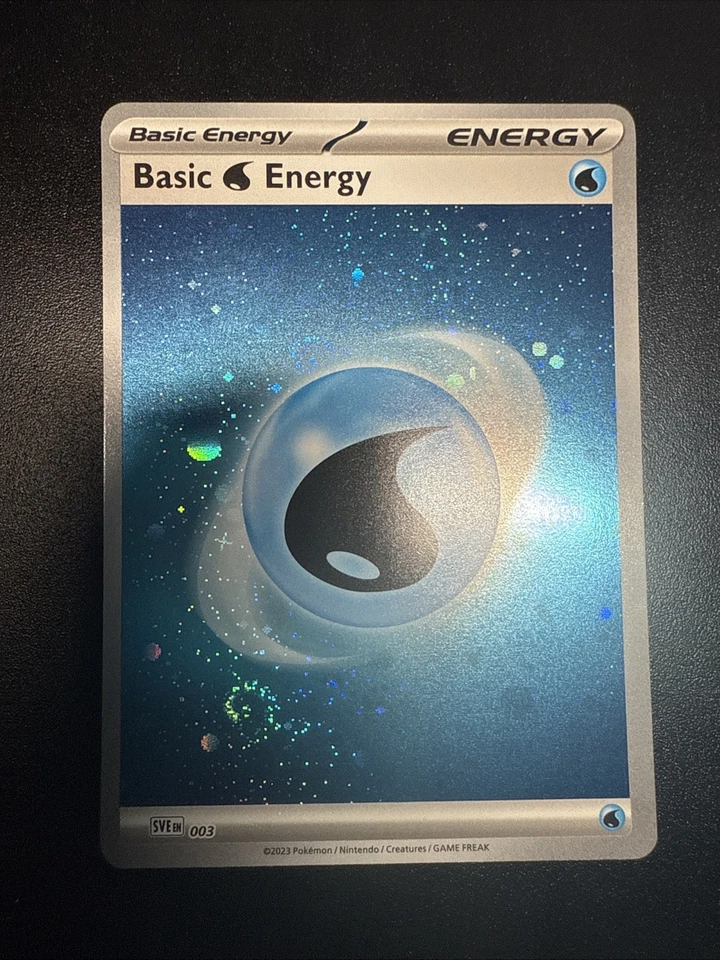 Basic Water Energy (Cosmos Holo) 003 Sv01: Scarlet & Violet Base Set Holo - Image 1 of 2