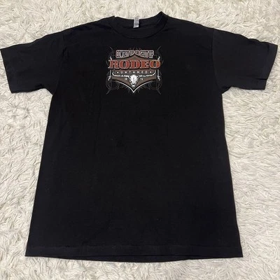 COWBOY RULES BULL RIDER RODEO UNTAMED COWBOY UP OR SHUT UP T-SHIRT - Image 1 of 4