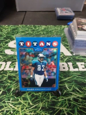 2008 Topps Chrome Blue Refractor Alge Crumpler #TC104 - Image 1 of 2