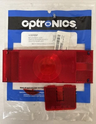 Juego de lentes de repuesto Optronics con lente de luz trasera y lente de marcador lateral A16RBP M785 Foto 1 de 4