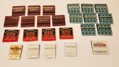 Vintage Las Vegas Nevada Casino Matchbook Collection Lot of 24 Full Unstruck - Image 1 of 4
