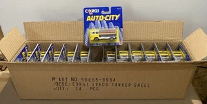 Corgi 93177 1:64 Shell Delivery Truck Tanker Auto City Mattel 1993 Lot Of 24 - Picture 1 of 4