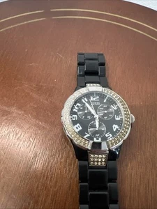 Reloj cronógrafo Guess negro para mujer todo negro U11622L4 - Imagen 1 de 8