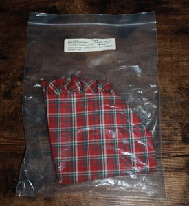 Longaberger Plaid Tidings Liner for Bread Basket Traditional Christmas NEW - Picture 1 of 1