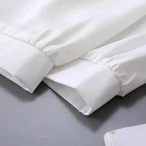 Womens Three Quarter Sleeve Shirt in Lightweight Chiffon Ideal for Office Wear - Picture 1 of 24