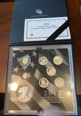 2012 S/W Limited Edition US Mint Silver Proof Set - OGP & COA - Image 1 of 4