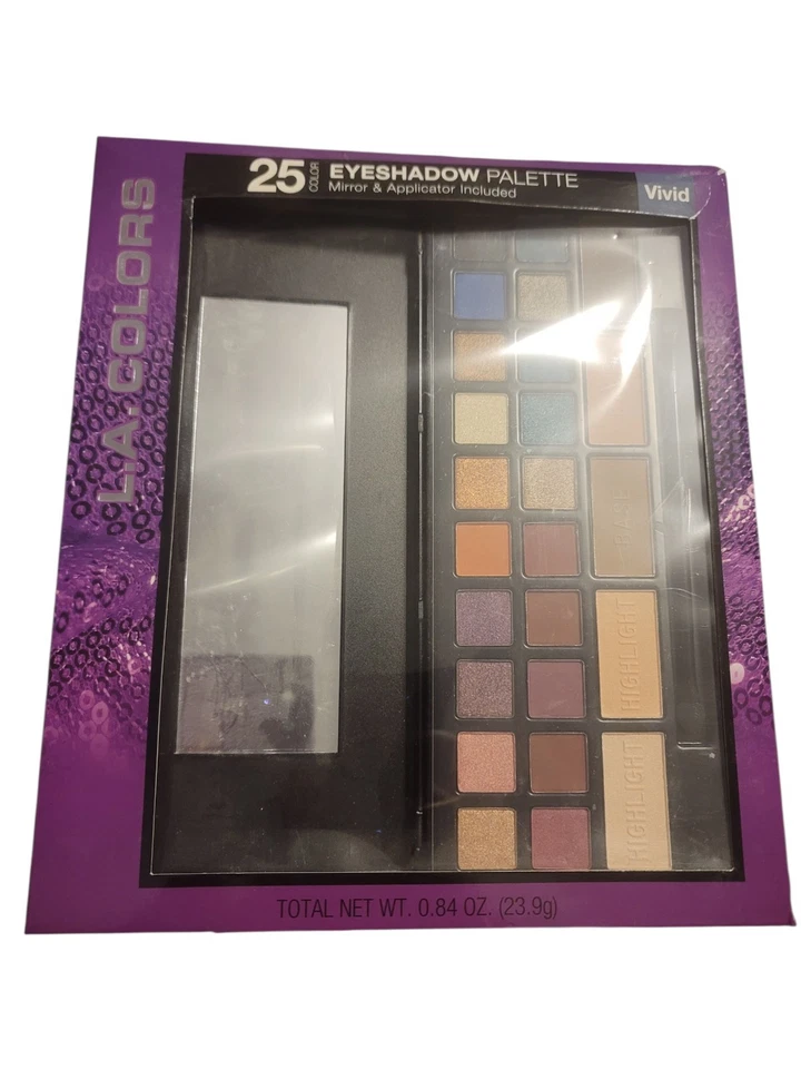 L.A. Colors 25 Color Eyeshadow Palette Mirror And Applicator Included - Image 1 of 4