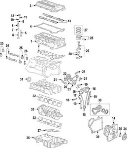 Genuine GM Head Gasket 12611196 - Picture 1 of 2