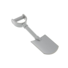 1X Lego Duplo Tool Shovel New Light Gray Type 2 Garden Farm 6028006 10566