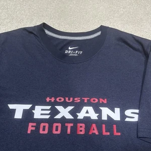 Nueva sin etiquetas Camiseta Houston Texans Para Hombre Azul Medio Nike Dri Fit - Imagen 1 de 10
