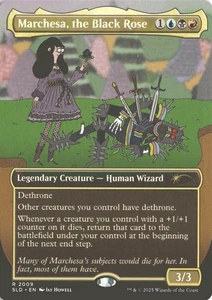 MTG Marchesa, the Black Rose (2009) *Non-Foil* Secret Lair: Jay Howell MT/NM - Bild 1 von 2