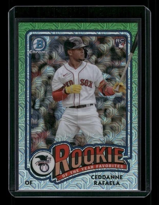2024 Bowman - Mega Box Cromado Novato do Ano Ceddanne Rafaela #ROY-5 (RC) - Imagem 1 de 2