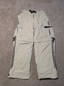 Pantaloni cargo vintage Abercrombie & Fitch uomo M convertibili anni 90 A-92 foderati in rete - Foto 1 di 10