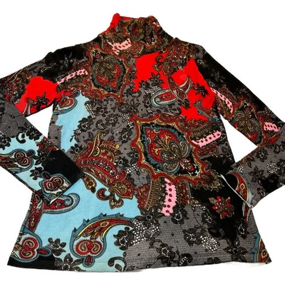 Joseph A. QU’EST-CE QUE C’EST SEDA?  Suéter cuello alto acanalado talla L cachemir Foto 1 de 4