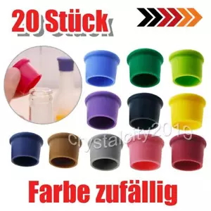 20x Silikon Kronkorken Flaschenverschluss Dichtungsstopfen Flasche Bier Wein Neu - Bild 1 von 7
