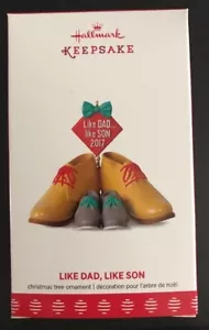 Hallmark Keepsake Like Dad...like Son 2017 Ornament New - Picture 1 of 2