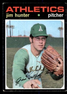 1971 Topps #45 Jim Catfish Hunter GD+ (Creases) - Picture 1 of 2