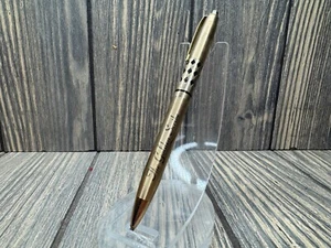 Vintage Messing Kugelschreiber mit "The Golden Scribe" Gravur & Black Diamond A - Bild 1 von 4