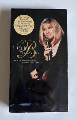 Barbra Streisand The Concert 1994 VHS Cassette Tape New Sealed Foto 1 de 4