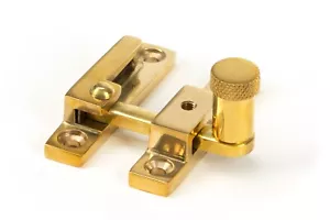 Vom Amboss 45982 poliertes Messing Brompton Viertelkreisverschluss - schmal - Bild 1 von 3