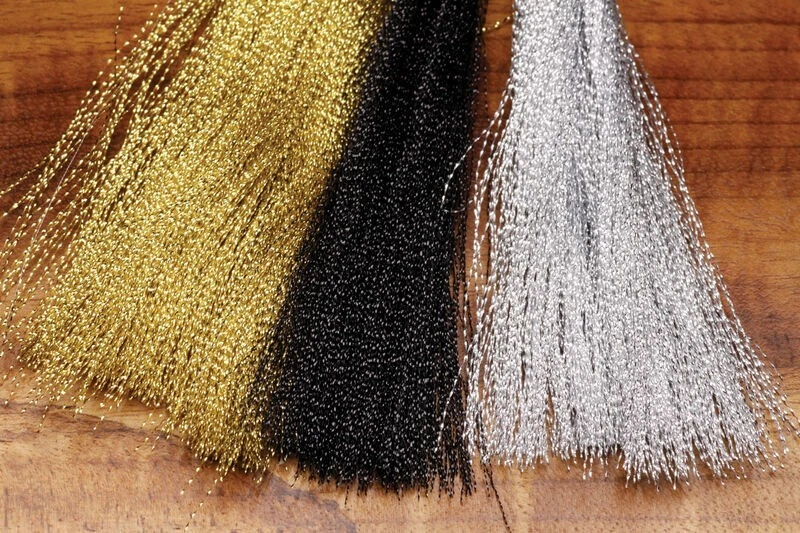 MIDGE FLASH - Hareline Mosca Atar Delgado Cristal Flash Material de Pesca 8" Colores! Foto 1 de 1