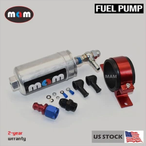 Hi Flow 380LPH Inline EFI External Fuel Pump & Bracket Kit Fittings 0580254044 - Bild 1 von 8