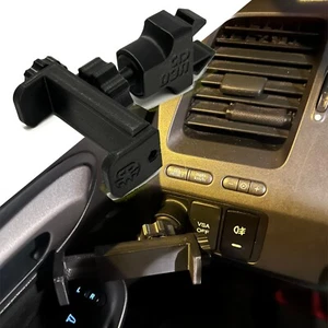 Custom phone mount for 2006-2011 Civic 8th gen replaces factory blank button - Picture 1 of 5