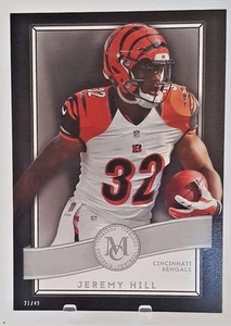 2015 TOPPS MUSEUM JEREMY HILL 5X7 JUMBO ART CARD #/49 BENGALS - Bild 1 von 1