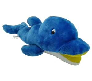 Juguete de peluche raro ballena azul y blanco Kuddle Me Toys 16" - por Kellytoy - Imagen 1 de 4