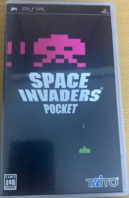 Space Invaders Pocket Japanese version Japan PSP PlayStation USED - Image 1 of 4