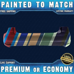 NEW Painted To Match Rear Bumper Cover for 2015 2016 2017 2018 Volkswagen Jetta - Picture 1 of 14