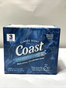 3 Pack Coast Classic Scent Bar Soap "Original Eye Opener" - Picture 1 of 5