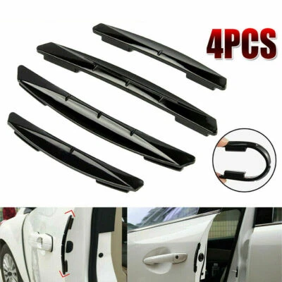 4PCS Car Door Edge Scratch Anticollision Protector Guard Strip Cover Accessories - Image 1 of 4