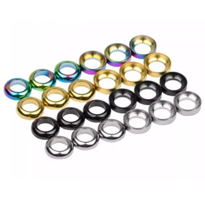 M6 Titanium Convex / Concave Ti Washers ,for BB5 BB7 Disc Brake Caliper - Picture 1 of 12