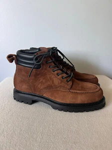 Botas Yuketen Salvia - Talla 43 - Tosca Gamuza Marrón Tabaco - NUEVAS - Hechas en Italia - Imagen 1 de 7