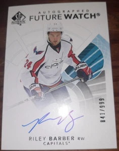 Reloj SP 2017-18 auténtico Future Riley Barber Rookie automático/999 - Imagen 1 de 2