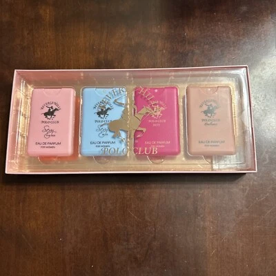 Spray de bolsillo de Beverly Hills Polo Club 4 piezas para mujer 0,68 oz (20 ml) Foto 1 de 3