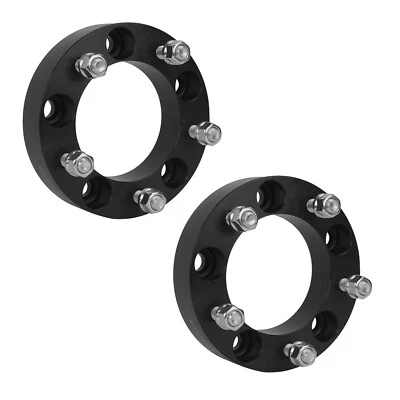 2Pc 1.5 inch 5x5.5 Wheel Spacers 1/2" Studs For Jeep CJ5 CJ6 CJ7 Ford F150 E150 - Image 1 of 4